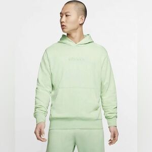 Nike Just Do It Green Acid Wash Hoodie Size M Athletic Lounge Loungewear